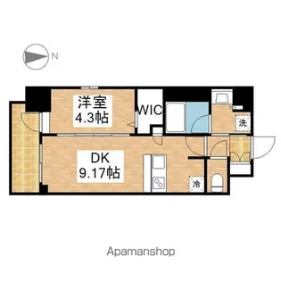 リヴシティ泉【10階】の間取り