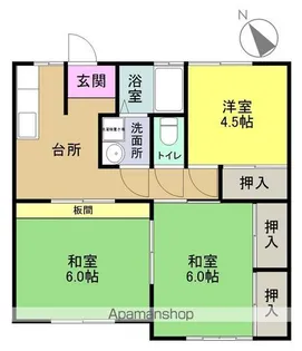 ファミーユITO【102号室】の間取り