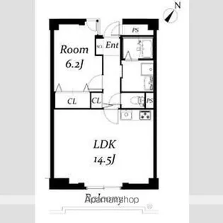 斎藤マンション【6階】の間取り