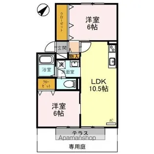 リサージュ 8【1階】の間取り