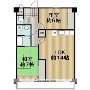 グランドール須崎【502号室】の間取り