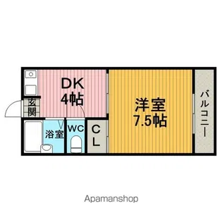 ハイツこがね【310号室】の間取り
