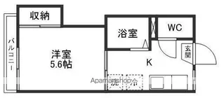 ドミール宮町【201号室】の間取り