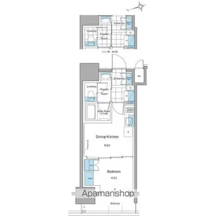 ルフォンプログレ本郷三丁目【5階】の間取り