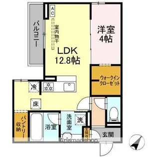 D CREST新川N【1階】の間取り