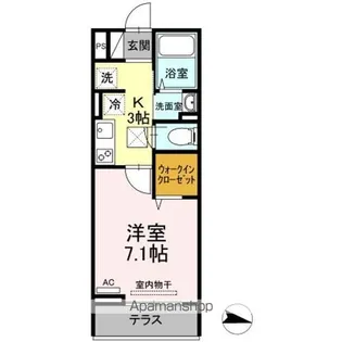 メゾン・ド・キャトルⅦ【1階】の間取り