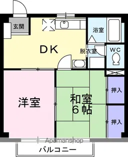 ピーチハイツ【2階】の間取り