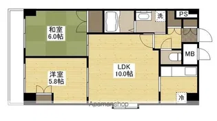 田部ビル【8階】の間取り