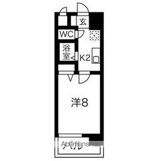 ヒルズ新栄【4階】の間取り