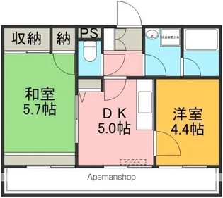 プティシャトウ・千石町【3階】の間取り