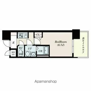 SーRESIDENCE上前津1203・1503号室フリーレント【12階】の間取り