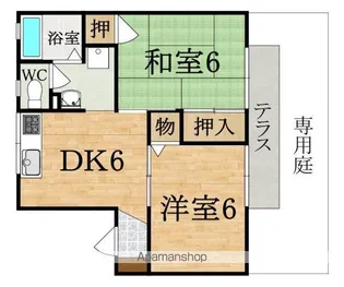 エスポワール【1階】の間取り