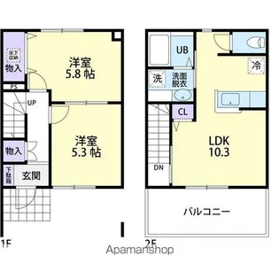 JUPITER(ジュピター)【105号室】の間取り