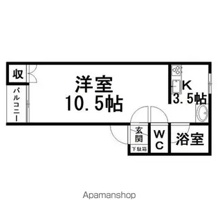 中ノ島センターパーク2番館【203号室】の間取り