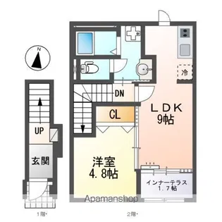 仮)松本市埋橋【202号室】の間取り