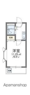レオパレス姫路第3【201号室】の間取り