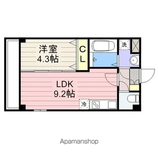 アルコバレーノ マクハリ【3階】の間取り