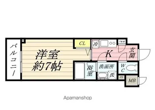ZOOM横濱EAST【4階】の間取り