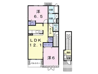 プレジールⅠ【2階】の間取り