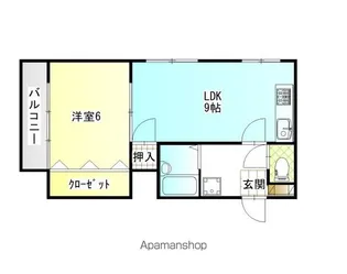 NOVA LUX【203号室】の間取り
