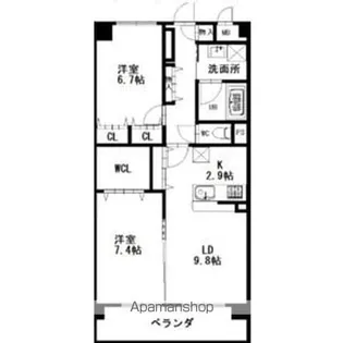 プリマヴェーラ【3階】の間取り