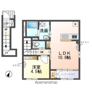 ECRIN(エクラン)【2階】の間取り