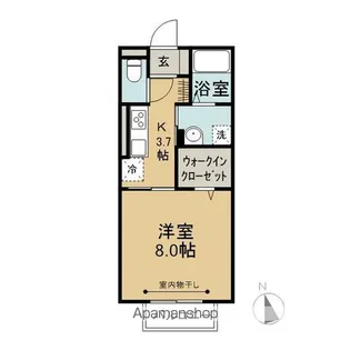 バルーンフラワーシティ(BFC)C棟【2階】の間取り