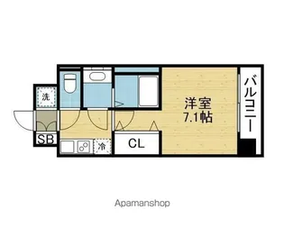 フォーリアライズ城東ファイン【9階】の間取り
