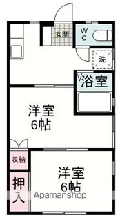 ハイツ今村【201号室】の間取り