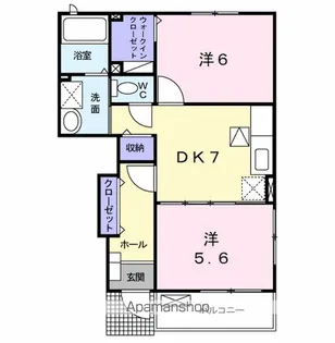 VILLERS PARK【1階】の間取り