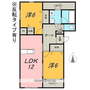 ブレインコート・ヒロ【301号室】の間取り