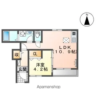 ADELANTE【1階】の間取り
