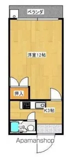 岩田マンション【3階】の間取り