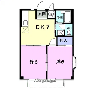 エルディム8【1階】の間取り