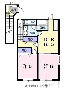 サンセールメゾン514【2階】の間取り