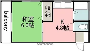 コーポキョウセイ【2階】の間取り