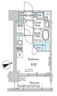パークアクシス本所吾妻橋【9階】の間取り