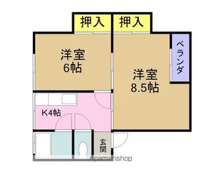 フローレスST【D号室】の間取り