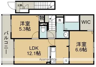 プレッソⅡ【2階】の間取り