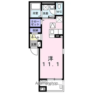シャルマン・トレーズ【102.号室】の間取り
