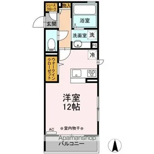 カサブランカⅡ【2階】の間取り