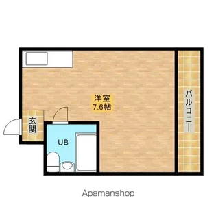 フェンテ・ウノ【310号室】の間取り