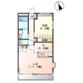 ステラマリス(STELLA MARIS)【2階】の間取り