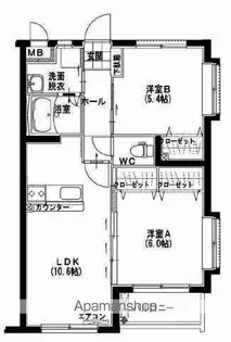 ユーミーひまわり【3階】の間取り