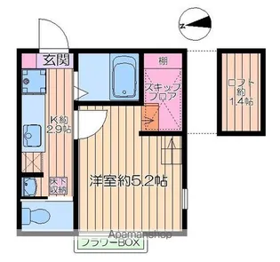 ラルーチェ【1階】の間取り