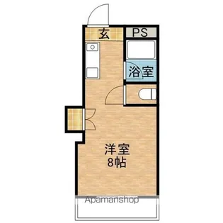 パルム鴨池【402号室】の間取り