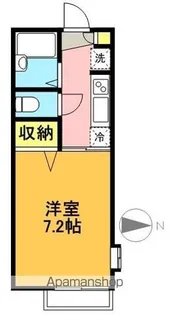 コスモ【201号室】の間取り