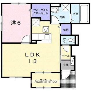 エス テルオーズ【1階】の間取り