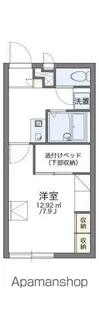 レオパレスサンメイトフジ【2階】の間取り