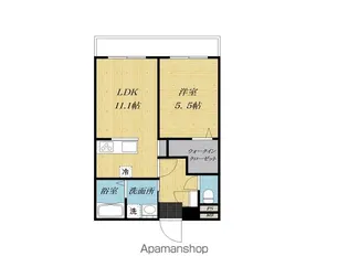 コントレイル鶴崎【3階】の間取り